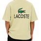 Men’s Oversized Drop Shoulder Cotton T-Shirt | Crocodile Logo