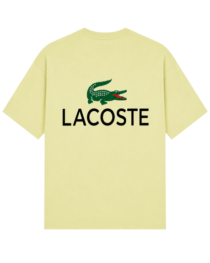 Men’s Oversized Drop Shoulder Cotton T-Shirt | Crocodile Logo