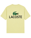 Men’s Oversized Drop Shoulder Cotton T-Shirt | Crocodile Logo