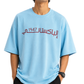 Men’s Oversized Drop Shoulder Mesh Fabric T-Shirt | Pakistan 1947 Graphic