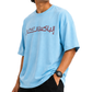 Men’s Oversized Drop Shoulder Mesh Fabric T-Shirt | Pakistan 1947 Graphic