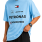 Men’s Oversized Drop Shoulder Cotton T-Shirt | Petronas AMG Racing