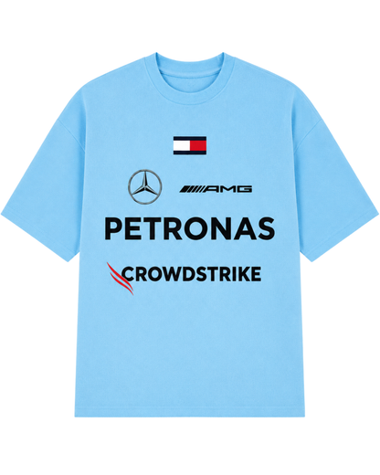Men’s Oversized Drop Shoulder Cotton T-Shirt | Petronas AMG Racing