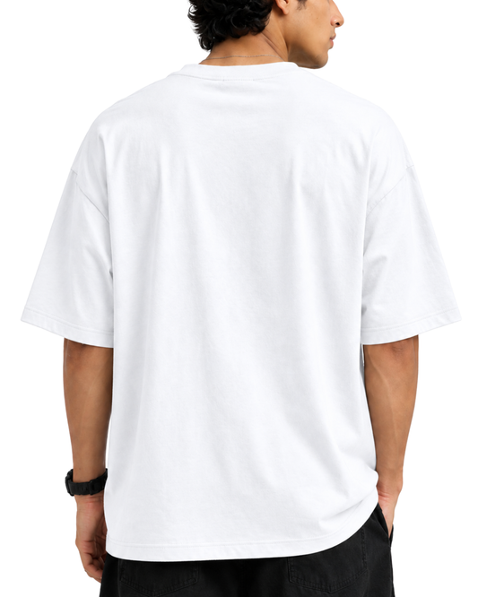 Men’s Oversized Drop Shoulder Cotton T-Shirt | Spider