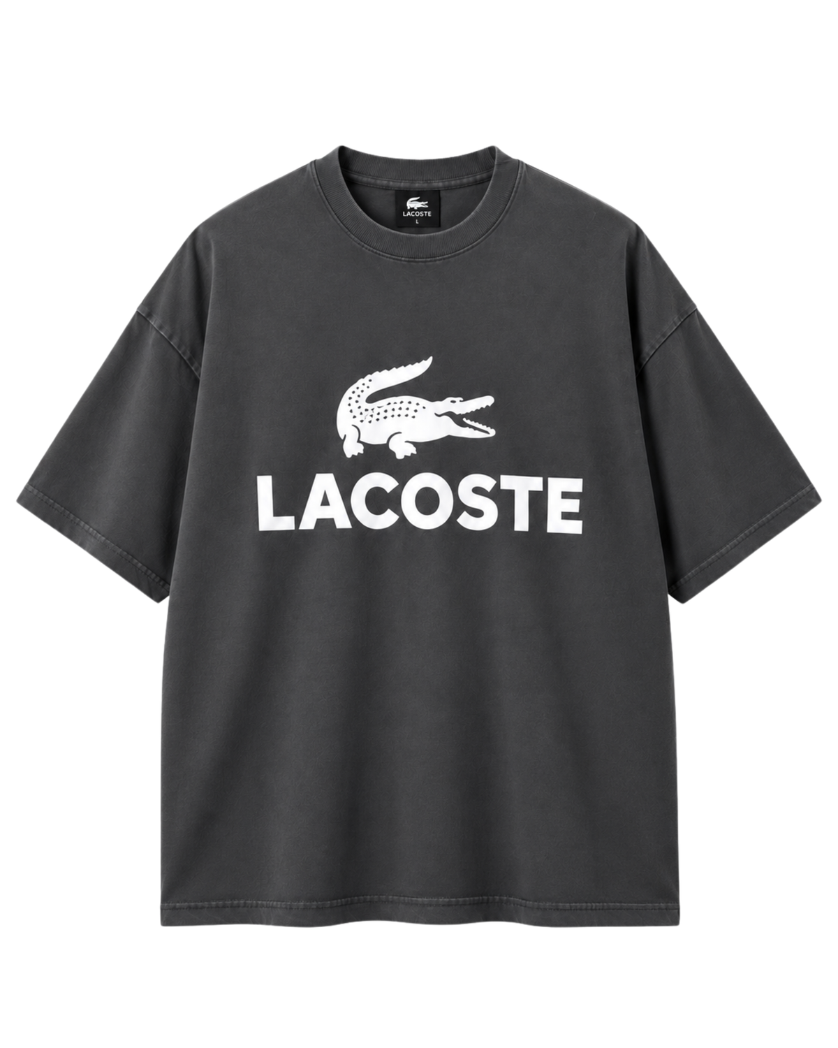 Men’s Oversized Lycra T-Shirt | Crocodile Graphic Premium Streetwear Tee