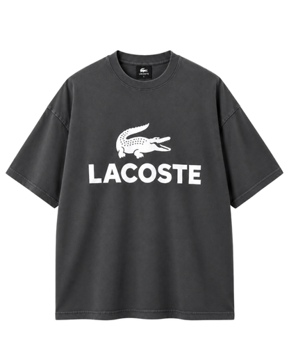 Men’s Oversized Lycra T-Shirt | Crocodile Graphic Premium Streetwear Tee