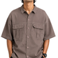 Men’s Boxy Fit Baggy Shirt | Cotton Jeans Brown Casual Shirt
