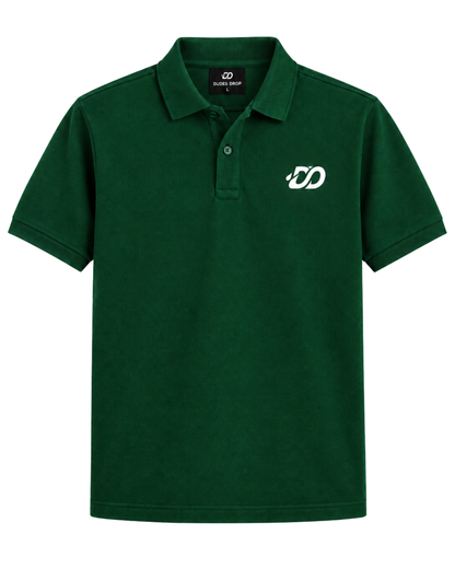 Men’s Premium Green Pique Polo Shirt | Classic Regular Fit