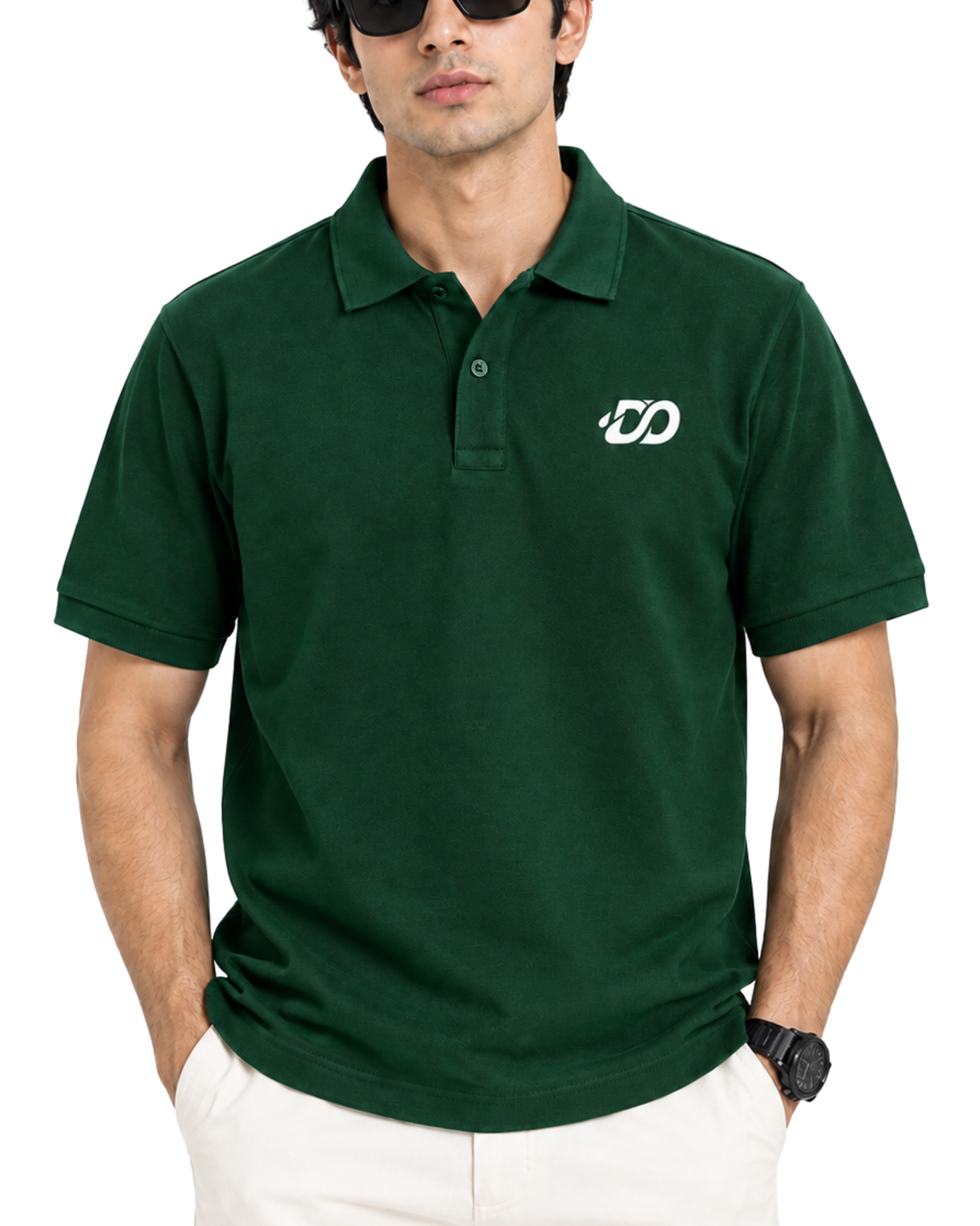 Men’s Premium Green Pique Polo Shirt | Classic Regular Fit