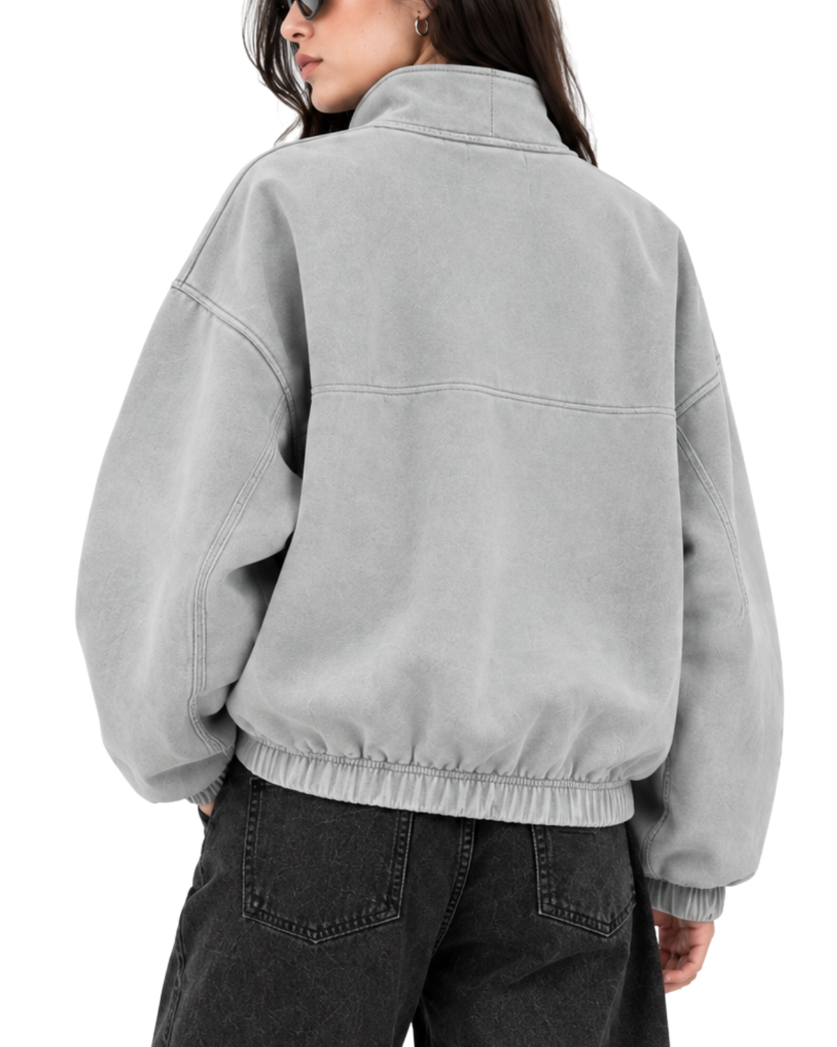 Men’s Oversized Quarter-Zip Jacket | Premium Streetwear