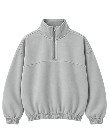 Men’s Oversized Quarter-Zip Jacket | Premium Streetwear