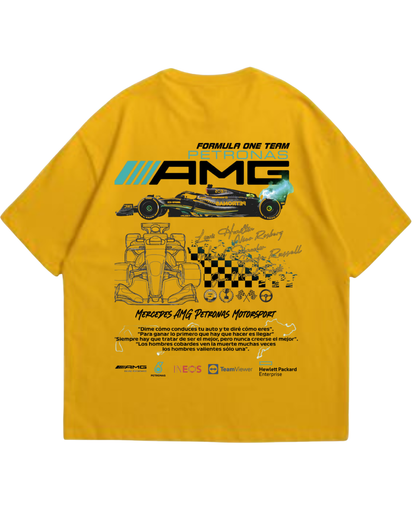 Women's Oversized Drop Shoulder Cotton T Shirt | Mercedes-AMG Petronas Motorsport