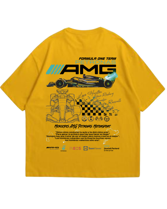 Women's Oversized Drop Shoulder Cotton T Shirt | Mercedes-AMG Petronas Motorsport