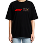 Women's Oversized Drop Shoulder Cotton T Shirt | Checo Perez F1 Racing
