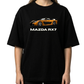 Women's Oversized Drop Shoulder Cotton T Shirt | Mazda RX7 Sports Car