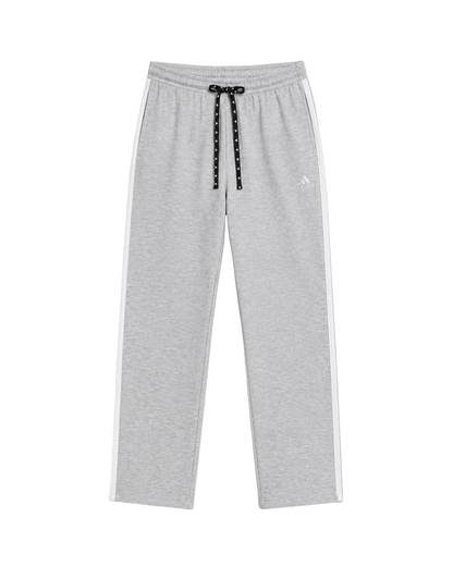 Women's Grey Straight Leg Jersey Trousers