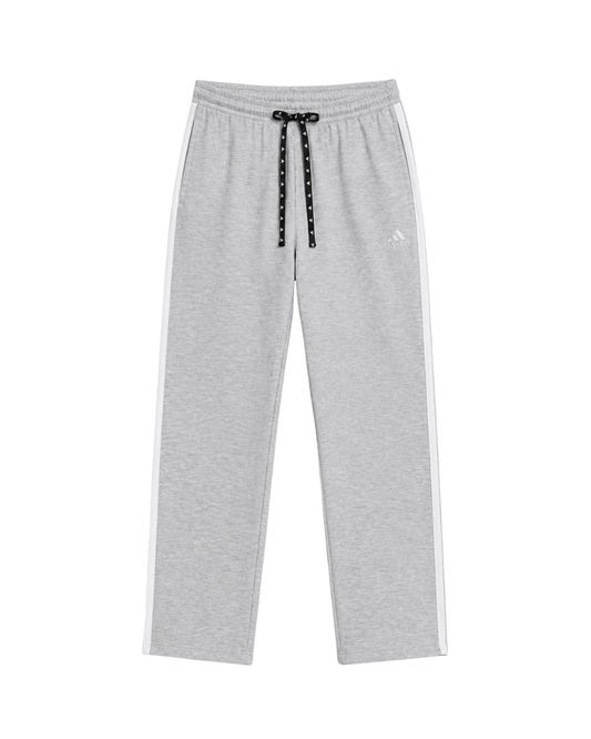Women's Grey Straight Leg Jersey Trousers