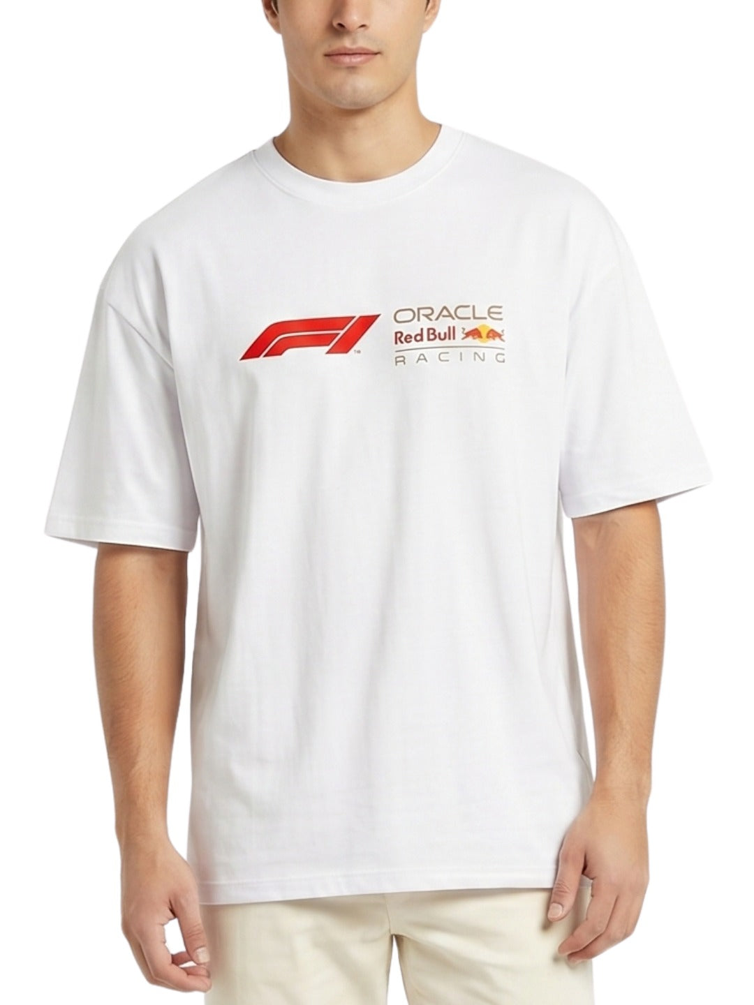Men's Oversized Drop Shoulder Cotton T Shirt | Checo Perez F1 Racing